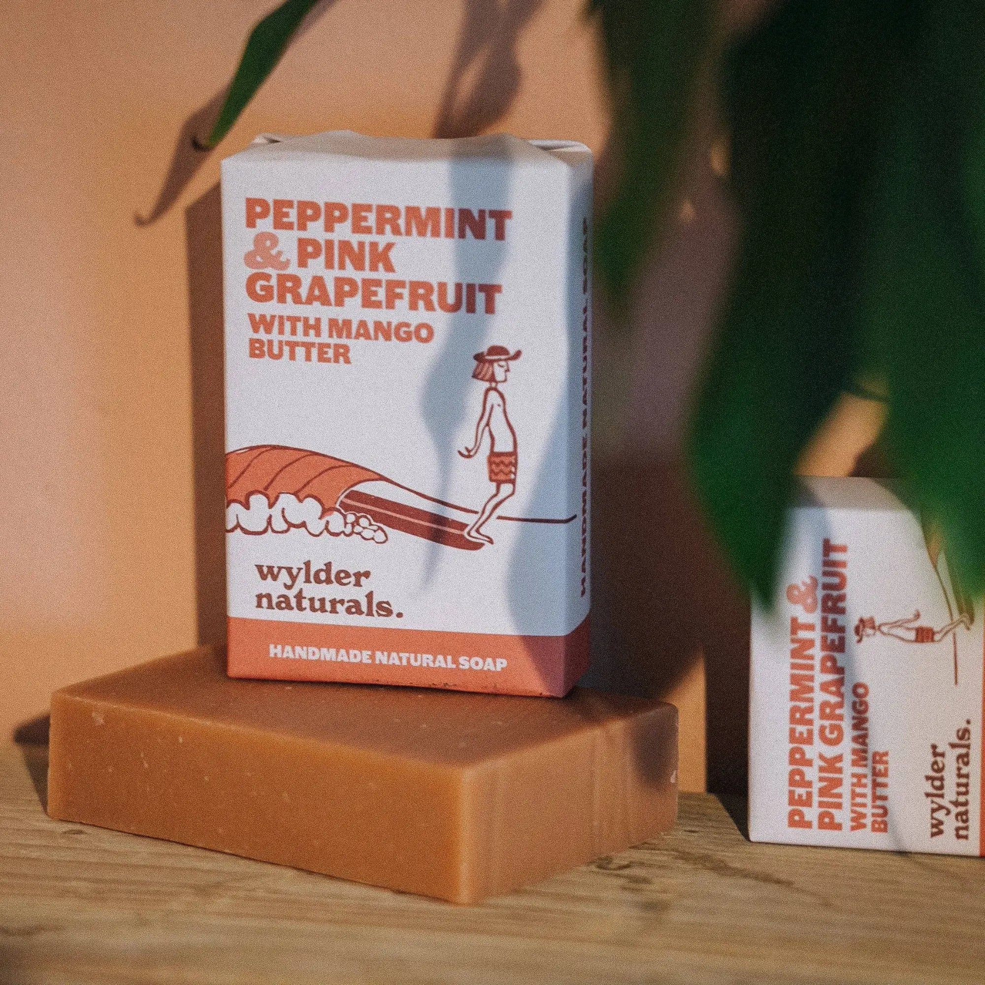 Peppermint and Pink Grapefruit Soap Wylder Naturals