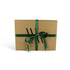 Packaging for a Limited Edition Grow Your Own Herbs Kit by Wilding and Wonder, including a brown cardboard gift box with the W&W logo and green ribbon.